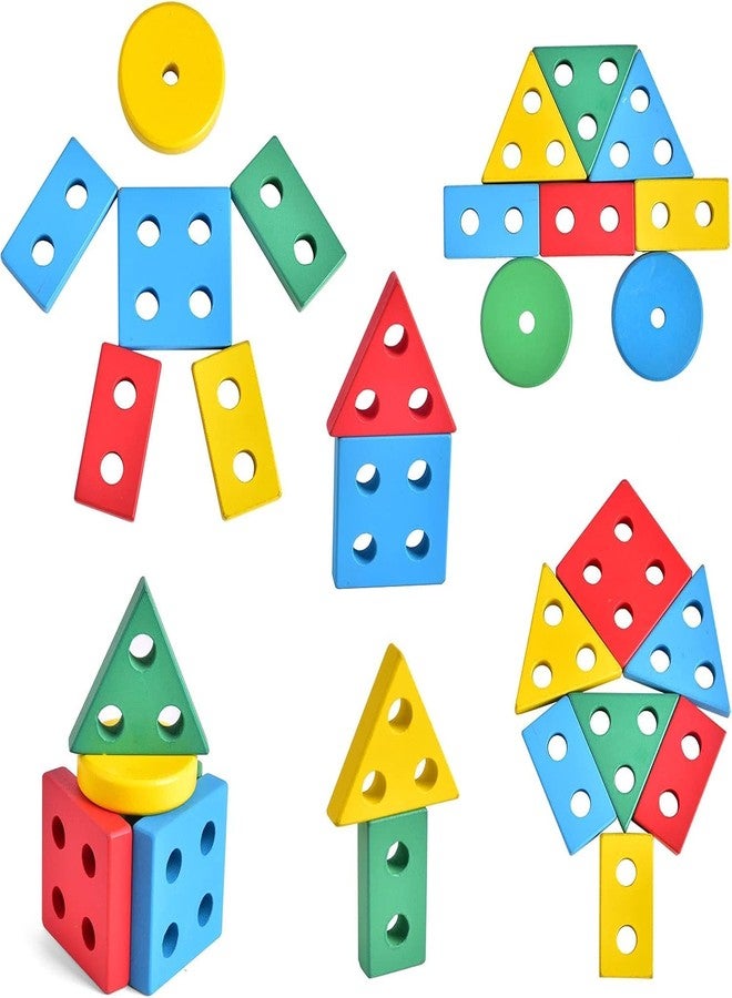 ROKTRY Colour Stacker Shape Sorter Educational Learning Toy,Educational Preschool Toddler Toys ,Geometric Plastic Blocks,Sorting Block Puzzles for Boys & Girls,Multicolor - Image 5